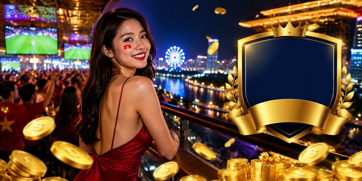 Phong cảnh hiện đại với ánh sáng đèn neon biểu tượng cho bảo mật công nghệ