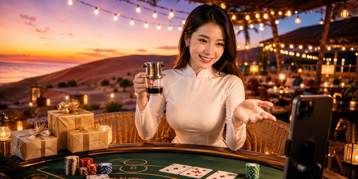 Ảnh khung cảnh trải nghiệm baccarat tại Mui Ne